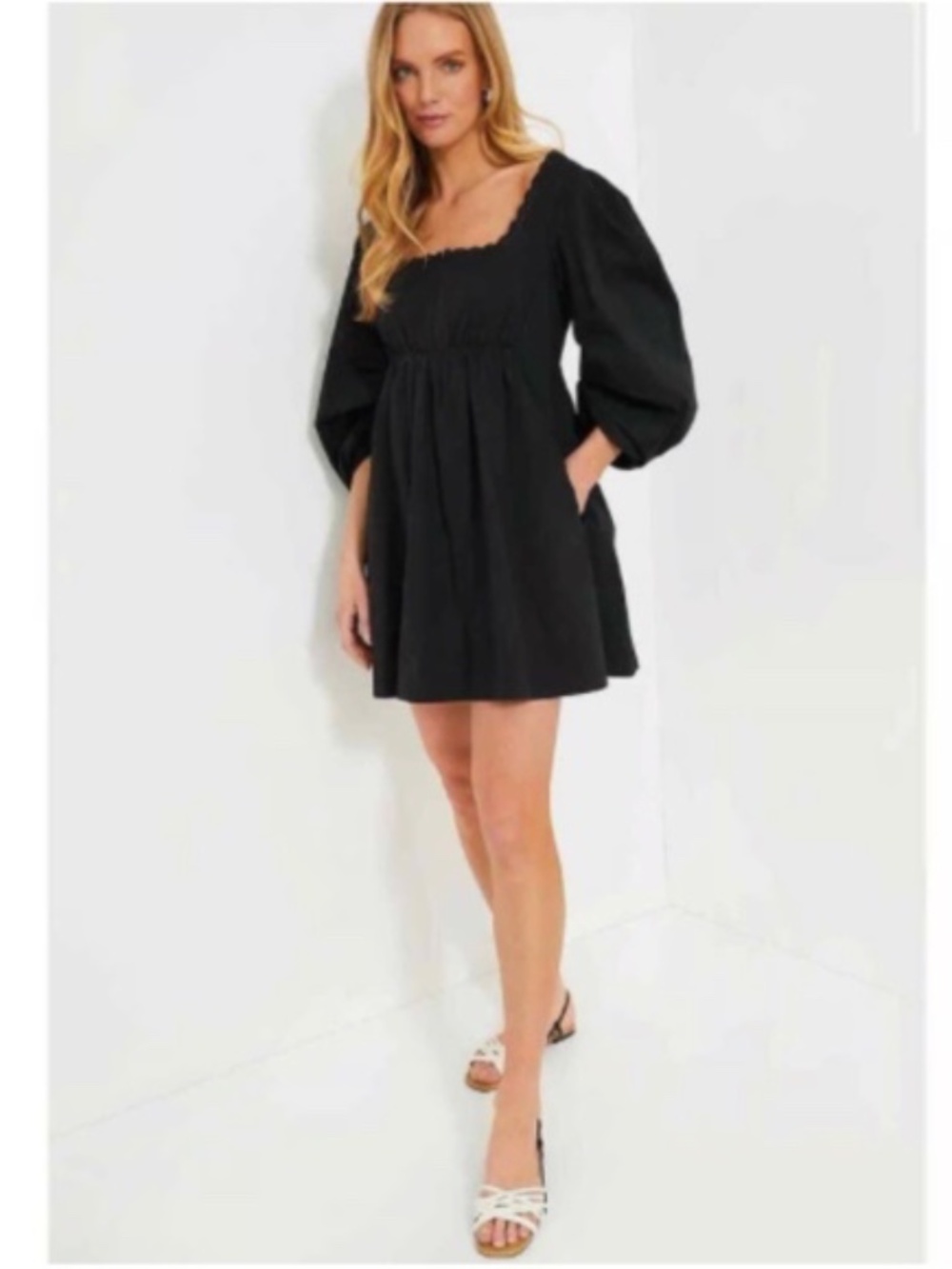 NWT XS Tuckernuck Pomander Place "Jenny" Black Mini Dress